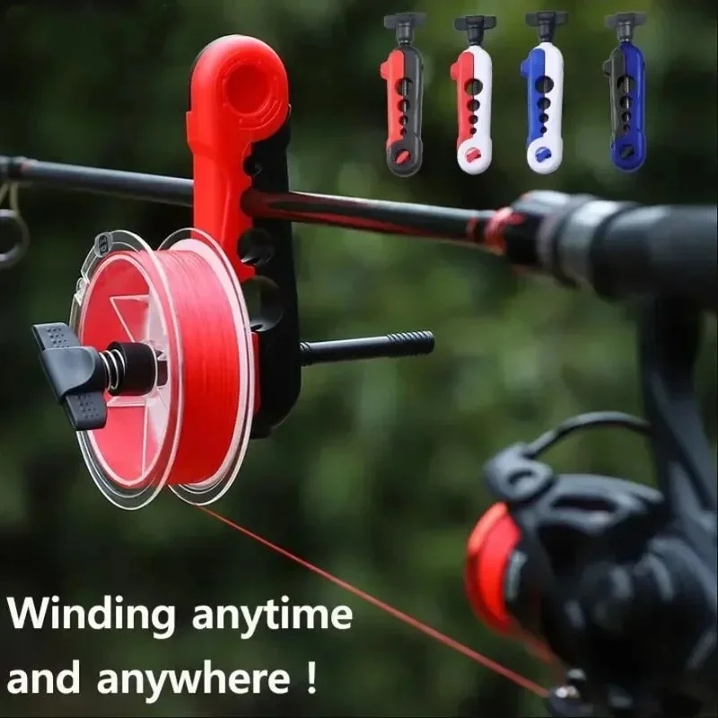 Freshwater Line - Fishing Line Winder Adjustable Rod Mount